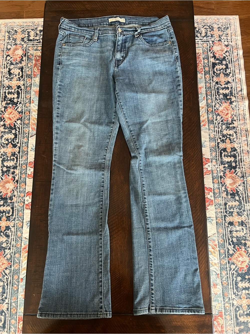 Levi’s 515 Bootcut Jeans Women’s 12 Light Wash Mid Rise Discontinued